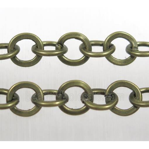 iron chain, Antique bronze
