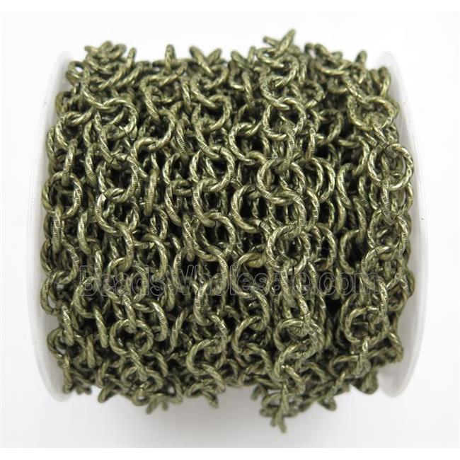 iron chain, Antique bronze plated
