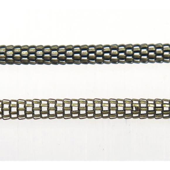 iron chain, antique bronze
