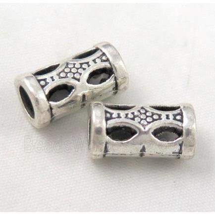 bead, tibetan silver Non-Nickel