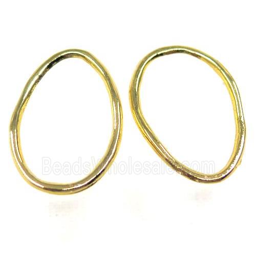 colorfast copper linker, gold plated