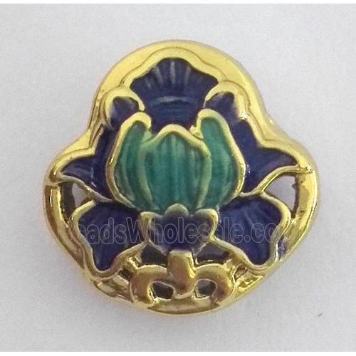 enameling copper spacer bead, colorfast