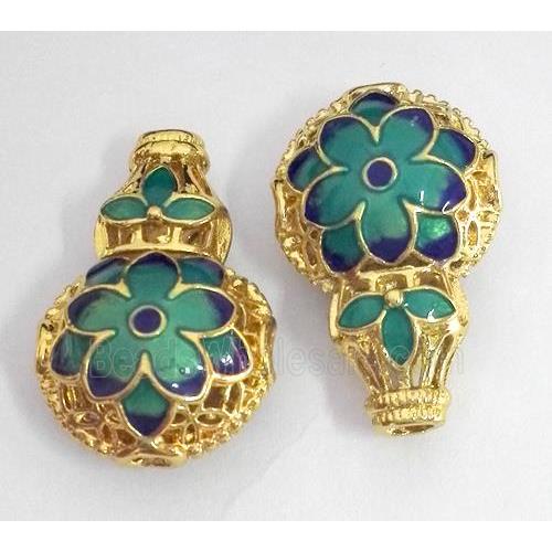 enameling copper spacer bead, colorfast