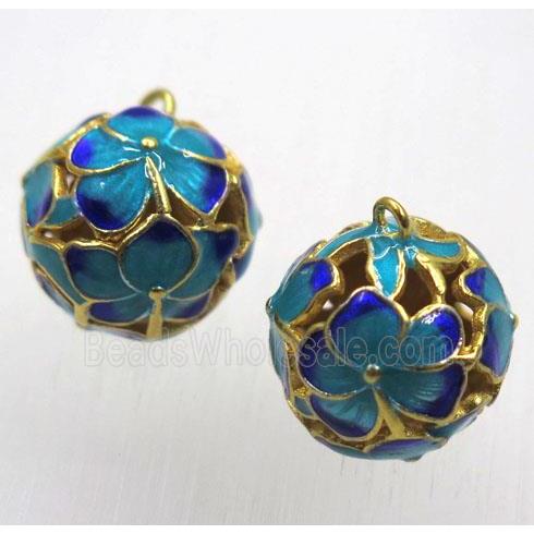 enameling copper pendant, colorfast