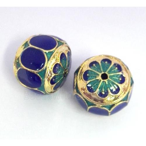 enameling copper spacer bead, colorfast