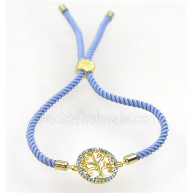 handmade bracelet with nylon wire, zircon bead