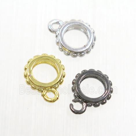 copper hanger bail, mix color