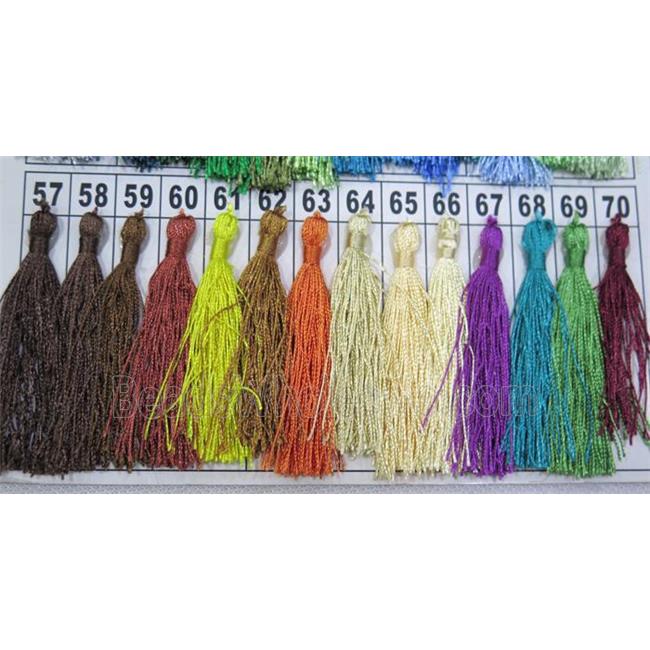 handmade tassel with nylon wire