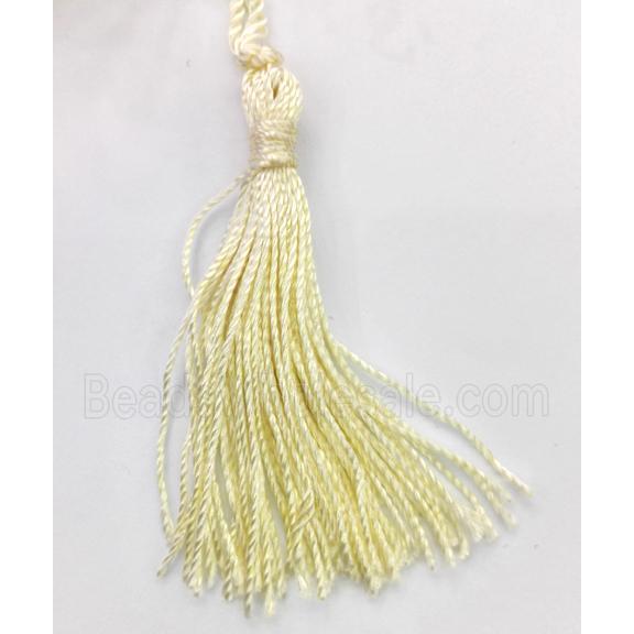 handmade tassel pendant with nylong wire