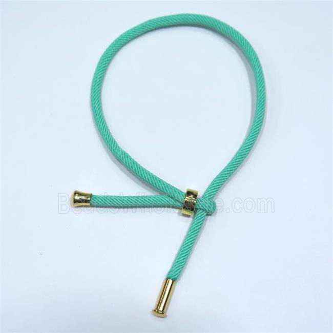green nylon bracelet, resized