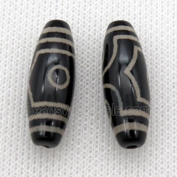 tibetan DZi rice beads