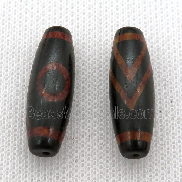 tibetan DZi rice beads