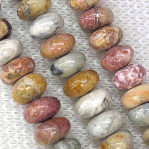 Skyeye Jasper rondelle beads