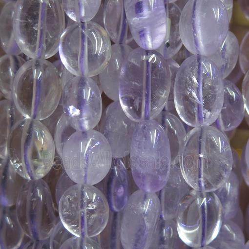Amethyst beads chip, lt.purple, freeform