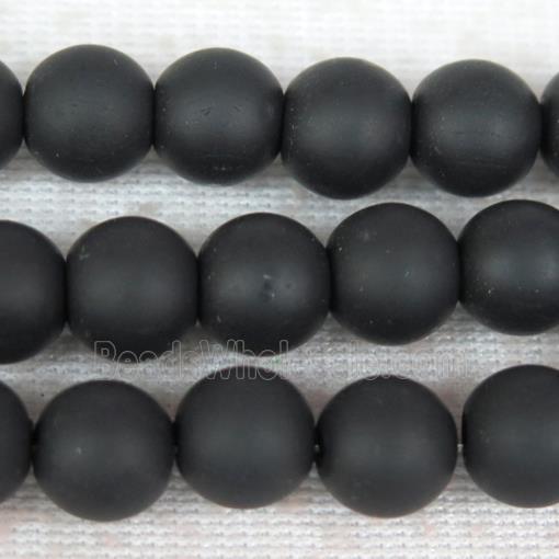 round black Fimo Polymer Clay Beads