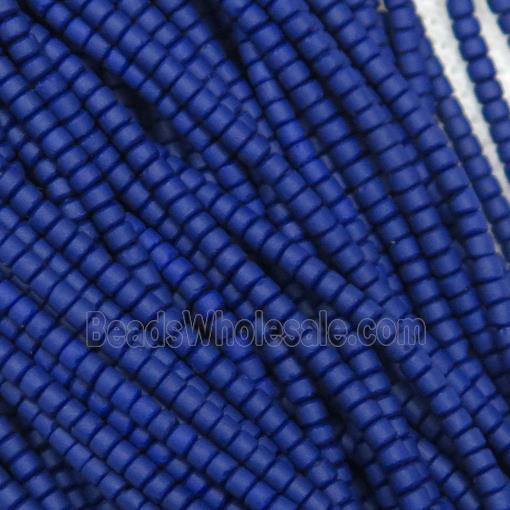 tiny blue Lampwork Glass Beads