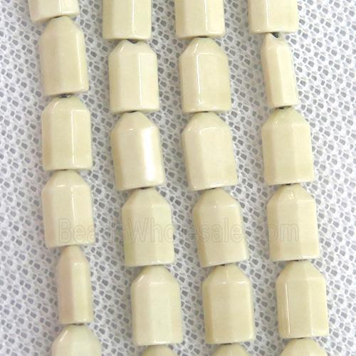cream Oxidative Agate beads