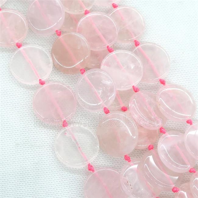 Rose Quartz circle beads