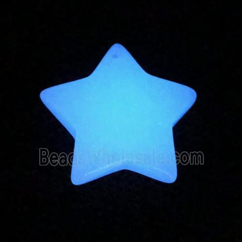 noctilucent stone star pendants, mixed