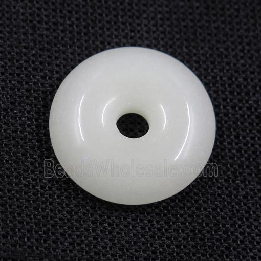 noctilucent stone donut pendants, mixed