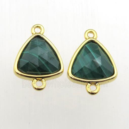 green Malachite triangle connector