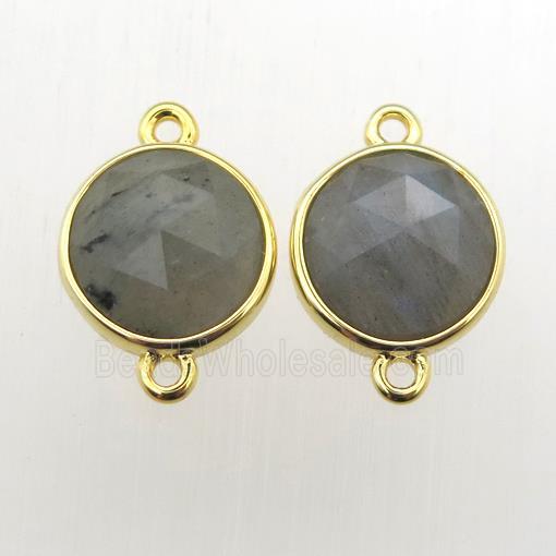 Labradorite circle connector