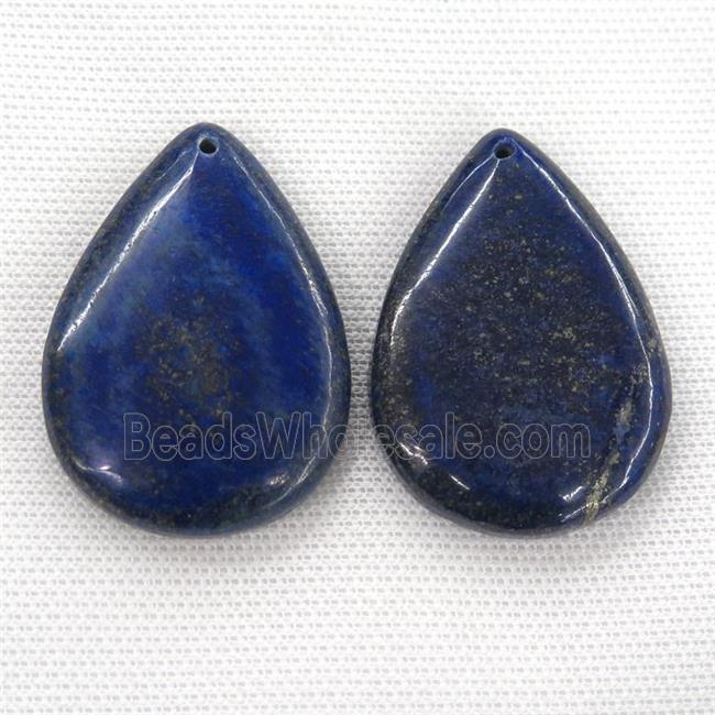 blue Lapis teardrop pendants
