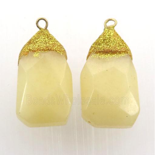 yellow Jade pendant
