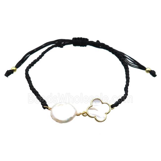 handmade bracelet with pearl bead