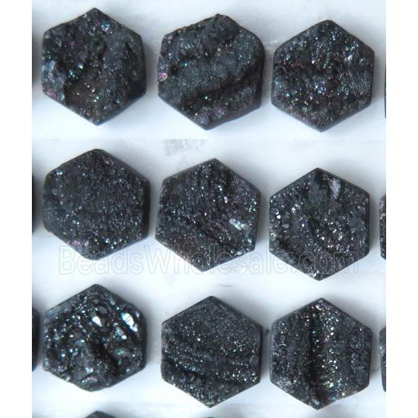 druzy quartz cabochon