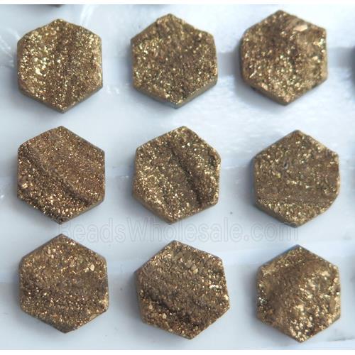 druzy quartz cabochon