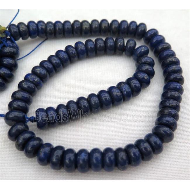 lapis lazuli rondelle beads