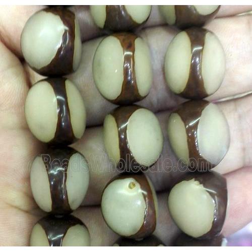 Bodhi wood beads, triangle