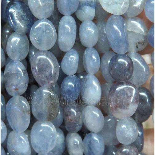 iolite chips bead, freeform