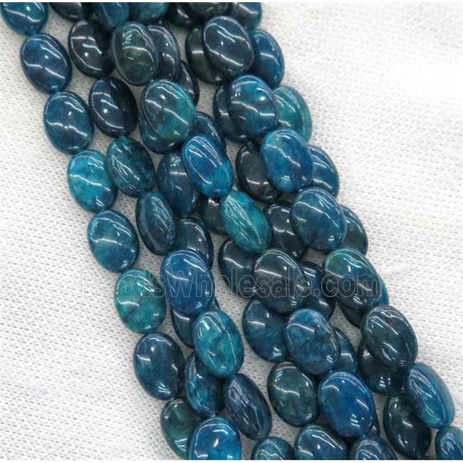blue Apatite oval beads