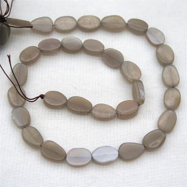 MoonStone beads, matte, freeform