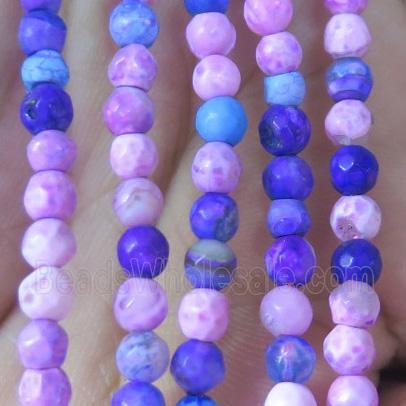 mix agate beads, faceted round