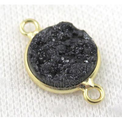 sunagate druzy connector, round