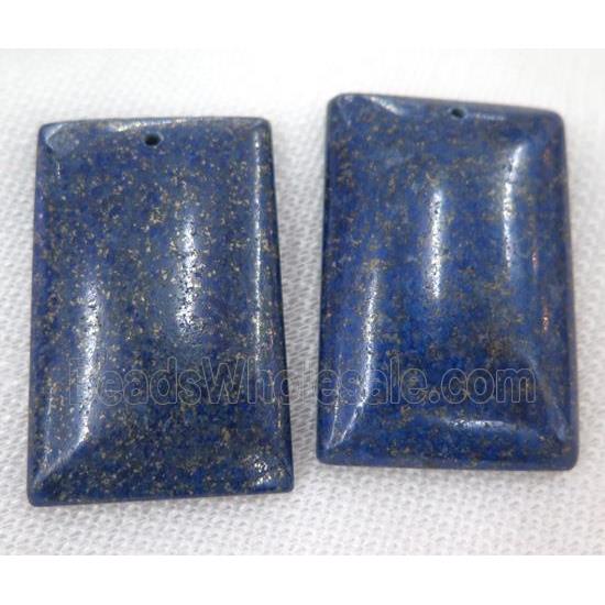 lapis lazuli pendant, rectangle