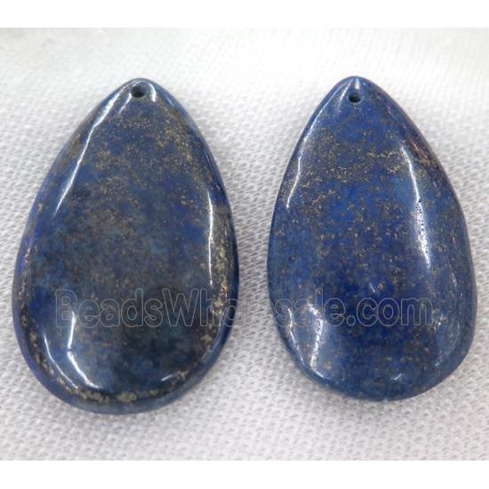 lapis lazuli pendant, teardrop