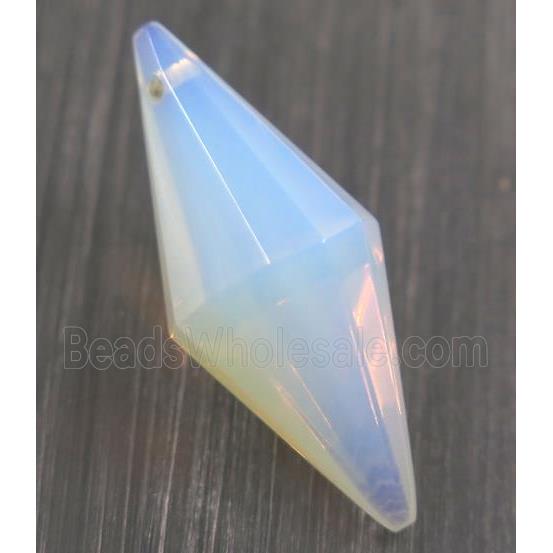 white Opalite pendulum pendant