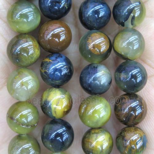 round Golden Pieterzite Beads