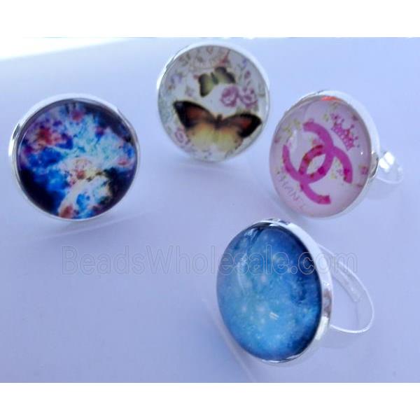 resin cabochon ring