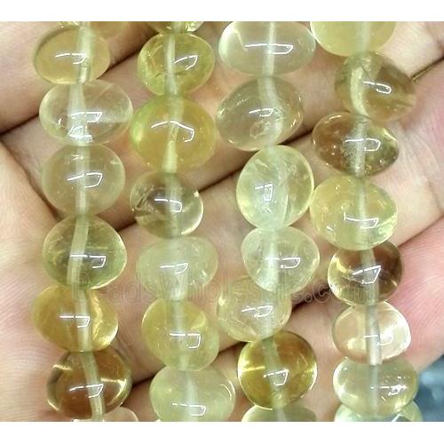 lemon quartz chip beads