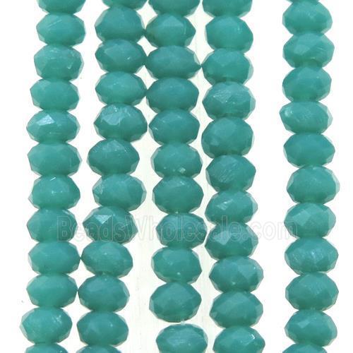 chinese crystal glass beads, faceted rondelle