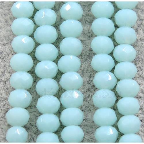 chinese crystal glass beads, faceted rondelle