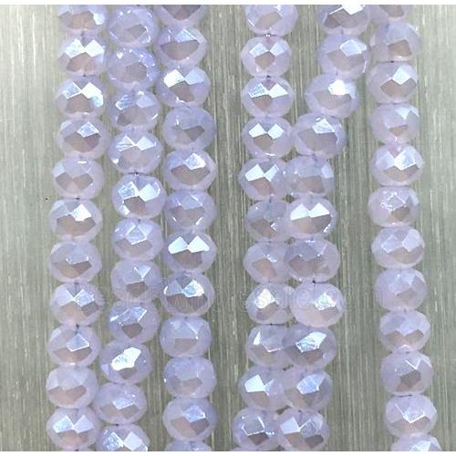 chinese crystal glass beads, faceted rondelle