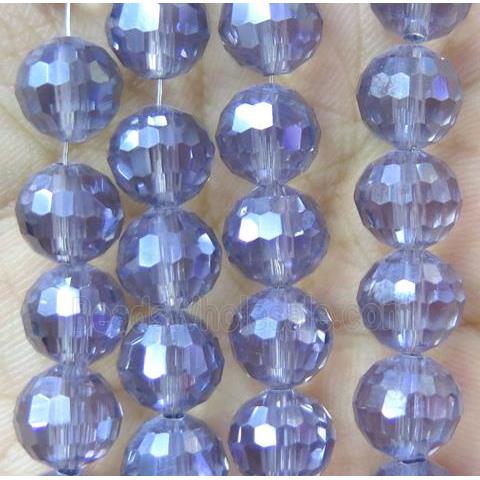 chinese crystal bead, faceted round