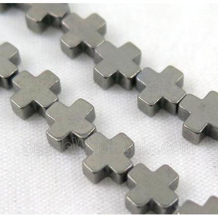 hematite cross beads