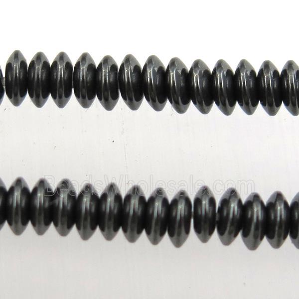 black Hematite heishi beads